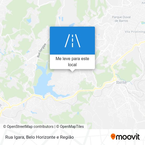 Rua Igara mapa