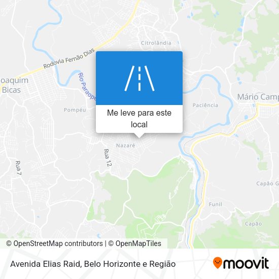 Avenida Elias Raid mapa