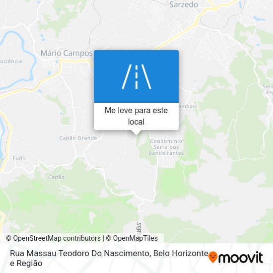 Rua Massau Teodoro Do Nascimento mapa