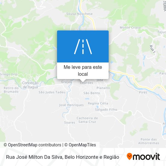 Rua José Milton Da Silva mapa