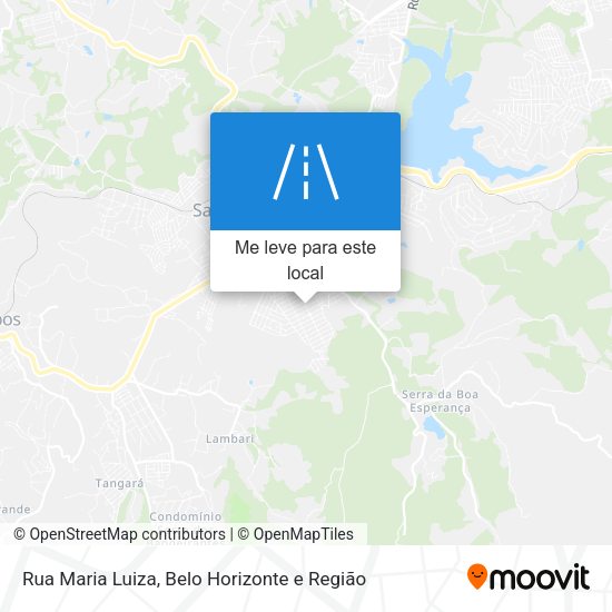 Rua Maria Luiza mapa