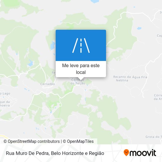 Rua Muro De Pedra mapa