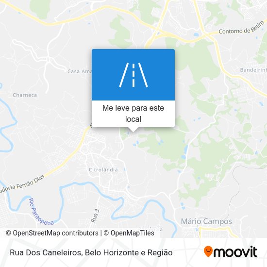 Rua Dos Caneleiros mapa