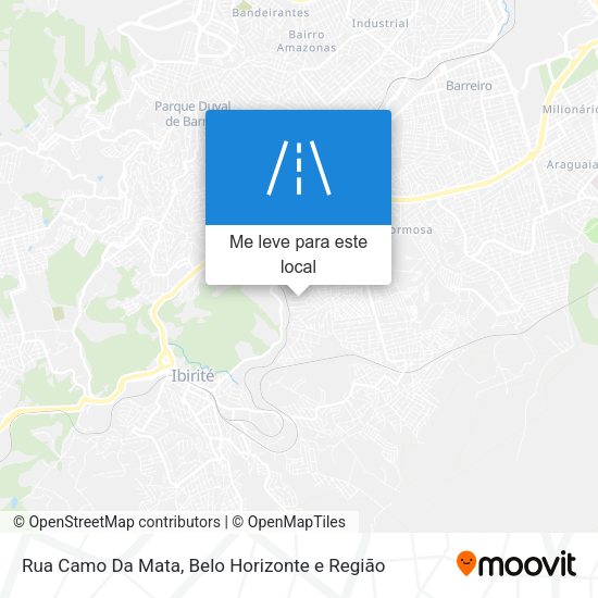 Rua Camo Da Mata mapa