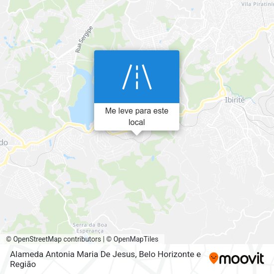 Alameda Antonia Maria De Jesus mapa