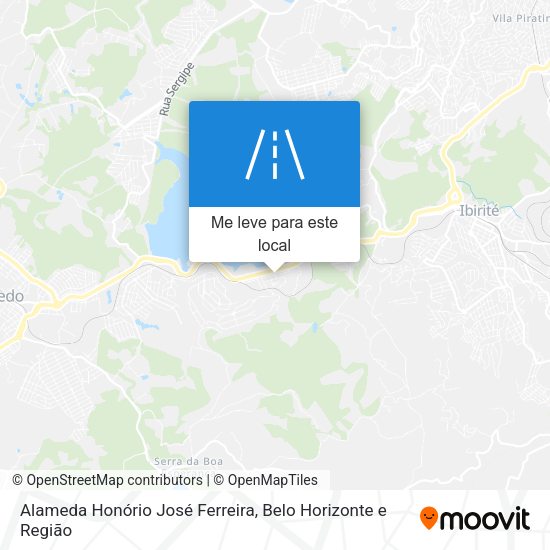 Alameda Honório José Ferreira mapa