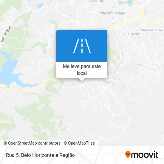 Rua 5 mapa