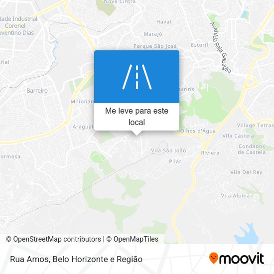 Rua Amos mapa