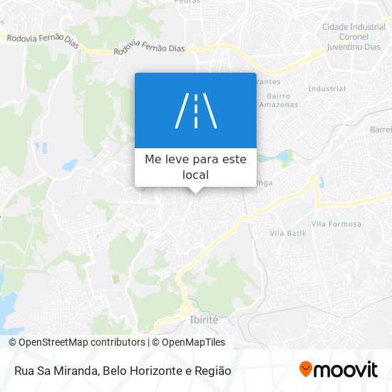 Rua Sa Miranda mapa