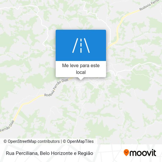 Rua Perciliana mapa
