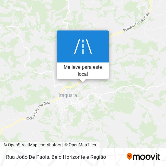 Rua João De Paola mapa