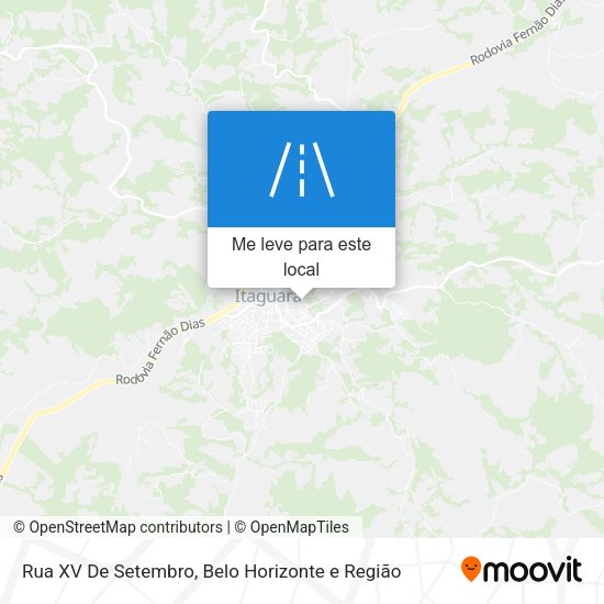 Rua XV De Setembro mapa