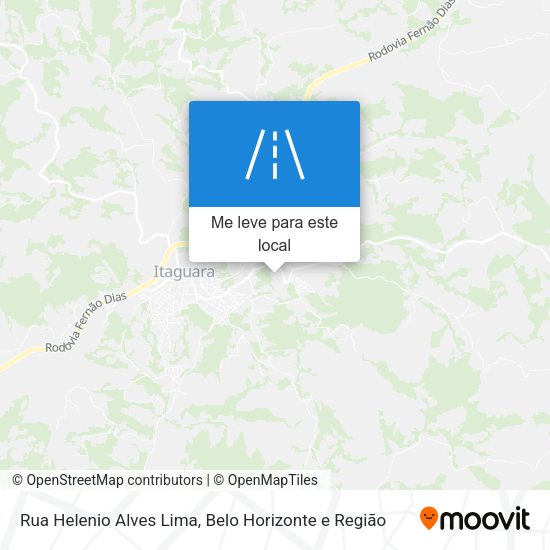 Rua Helenio Alves Lima mapa