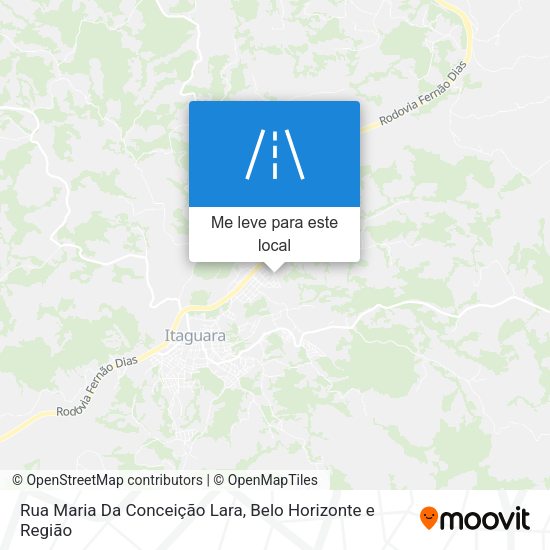 Rua Maria Da Conceição Lara mapa