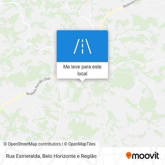 Rua Esmeralda mapa