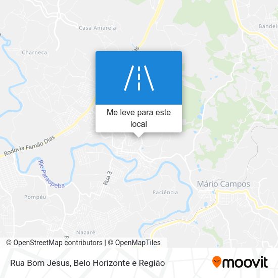Rua Bom Jesus mapa