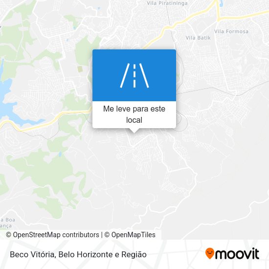 Beco Vitória mapa