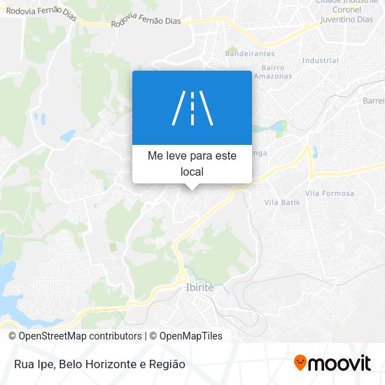 Rua Ipe mapa