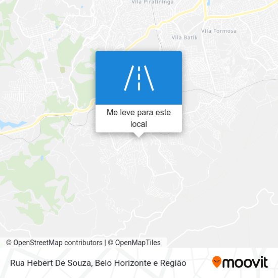 Rua Hebert De Souza mapa