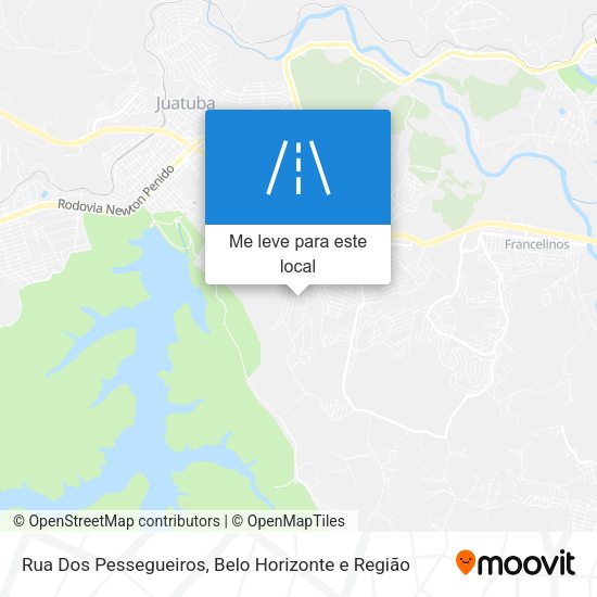 Rua Dos Pessegueiros mapa
