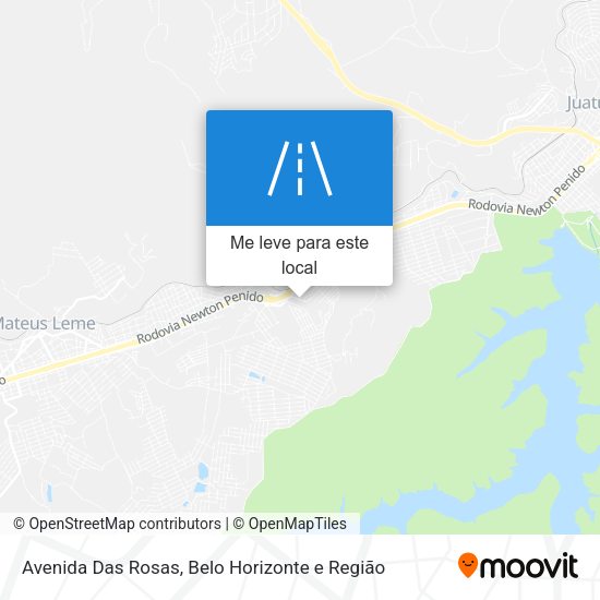 Avenida Das Rosas mapa