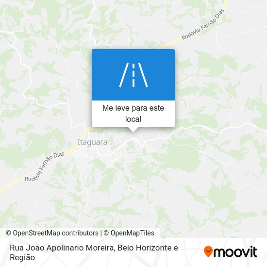 Rua João Apolinario Moreira mapa