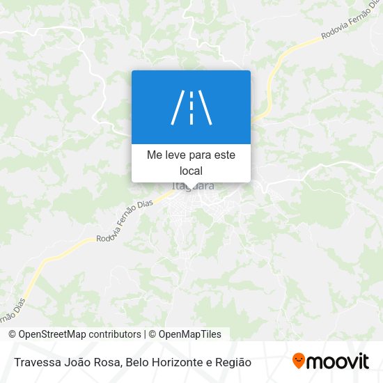 Travessa João Rosa mapa