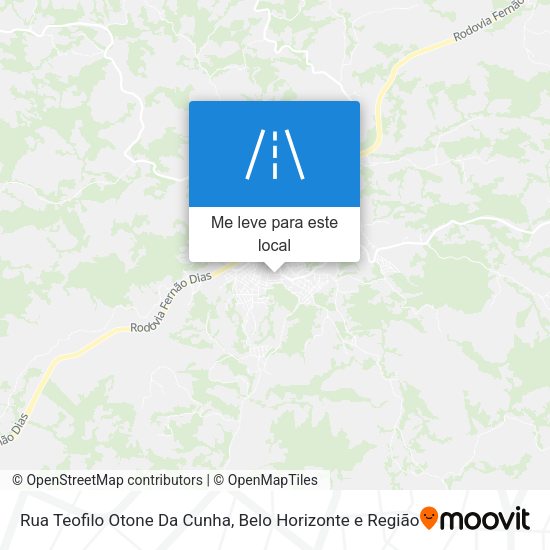 Rua Teofilo Otone Da Cunha mapa