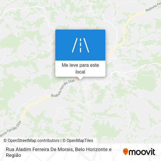 Rua Aladim Ferreira De Morais mapa