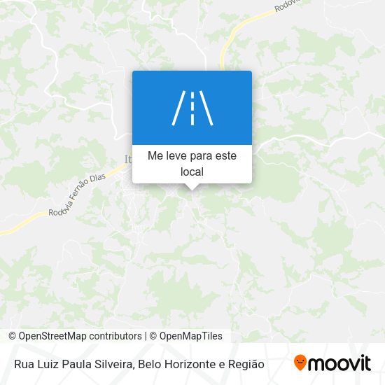 Rua Luiz Paula Silveira mapa
