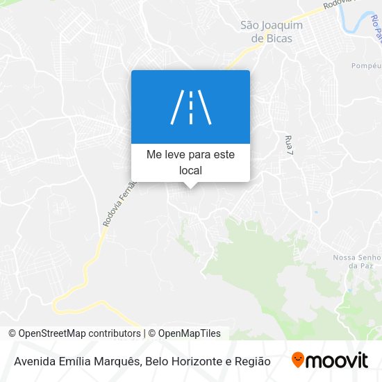 Avenida Emília Marquês mapa