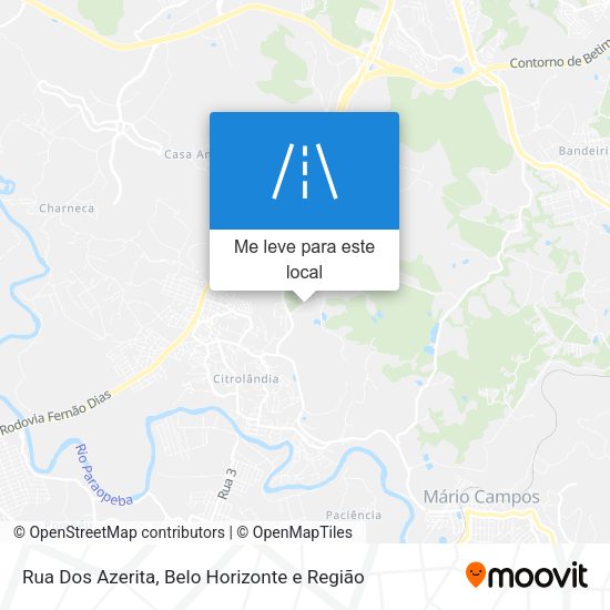 Rua Dos Azerita mapa