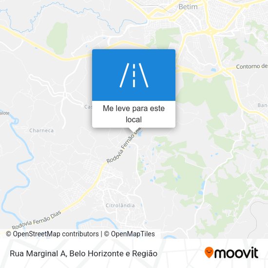 Rua Marginal A mapa