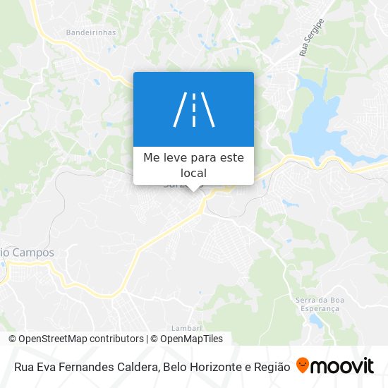 Rua Eva Fernandes Caldera mapa