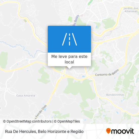 Rua De Hercules mapa