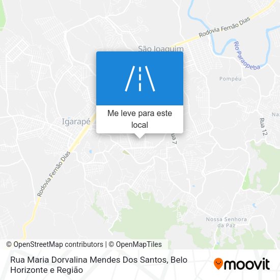 Rua Maria Dorvalina Mendes Dos Santos mapa