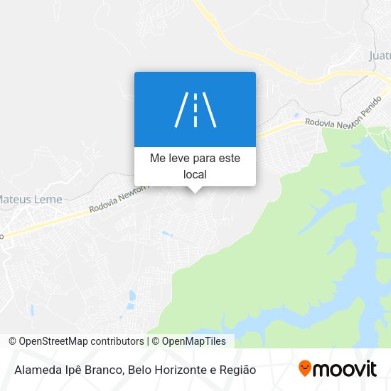 Alameda Ipê Branco mapa