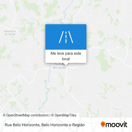 Rua Belo Horizonte mapa