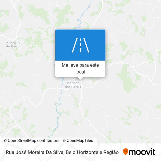Rua José Moreira Da Silva mapa