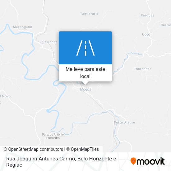 Rua Joaquim Antunes Carmo mapa