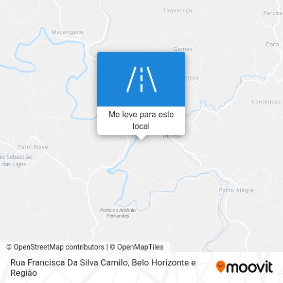 Rua Francisca Da Silva Camilo mapa