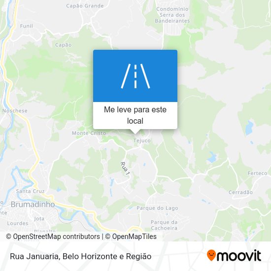 Rua Januaria mapa