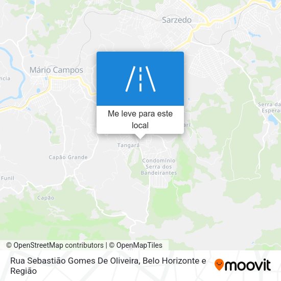 Rua Sebastião Gomes De Oliveira mapa