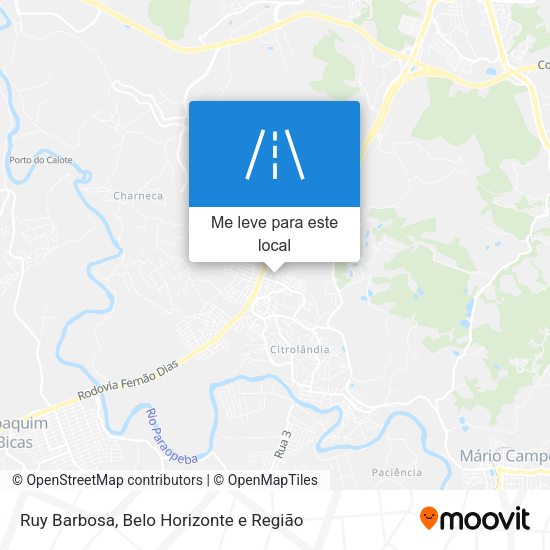 Ruy Barbosa mapa