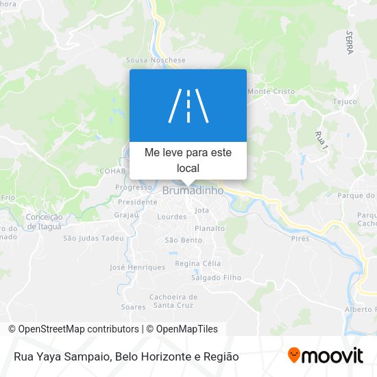 Rua Yaya Sampaio mapa