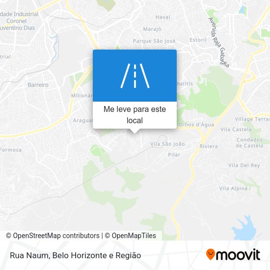 Rua Naum mapa