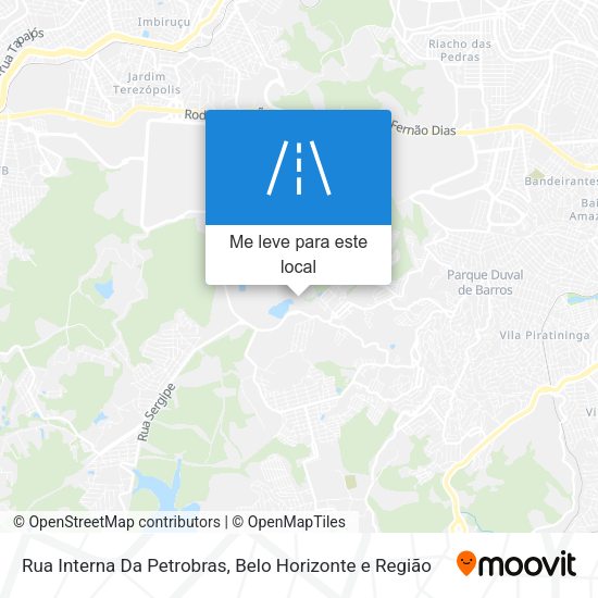 Rua Interna Da Petrobras mapa