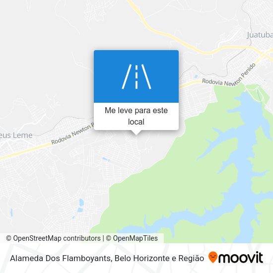 Alameda Dos Flamboyants mapa