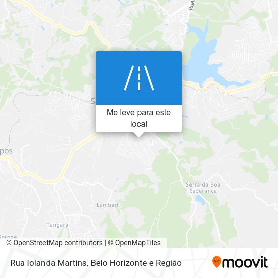 Rua Iolanda Martins mapa