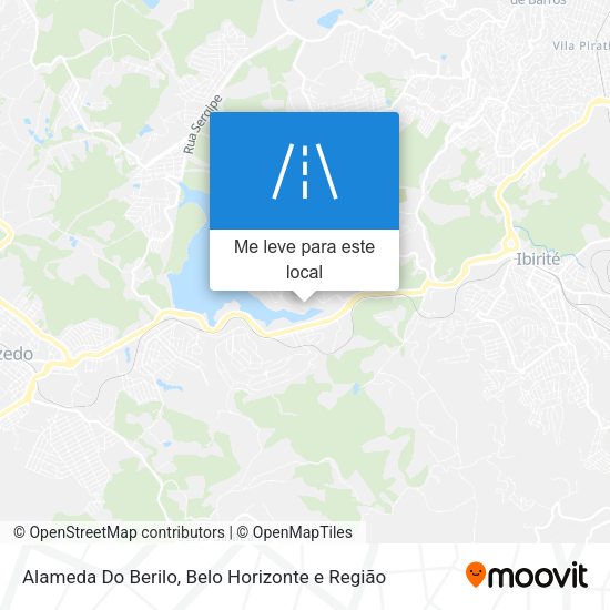 Alameda Do Berilo mapa